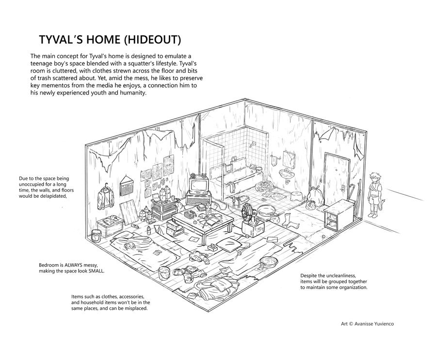 Environmental Concept: Tyval's Room