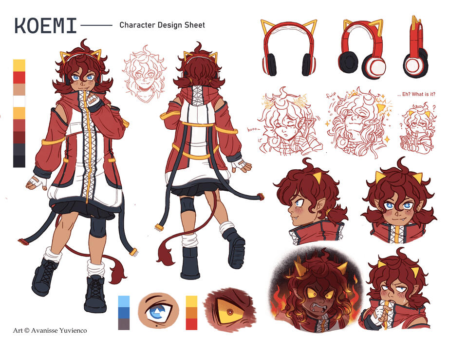 Character Design Sheet: Koemi