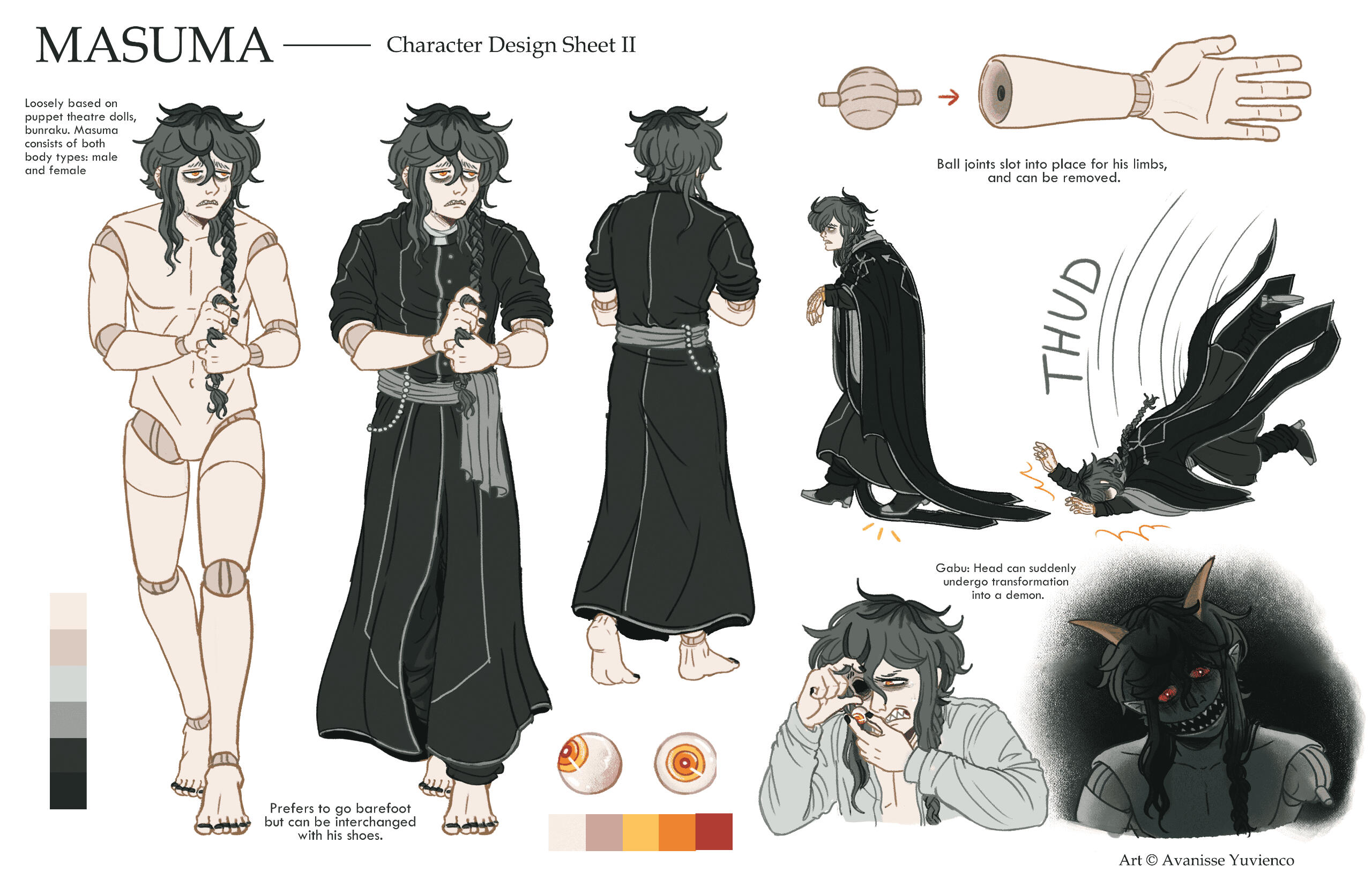 Character Design Sheet: Masuma II